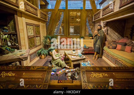 Williamstown, Kentucky - l'arca incontro, un full-sized modello dell'Arca di Noè costruita dai fondamentalisti gruppo cristiano, risposte nella Genesi. Foto Stock