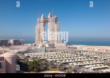 Fairmont Marina Residences edificio in Abu Dhabi, Emirati arabi uniti Foto Stock