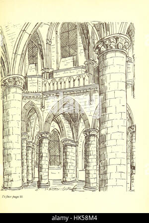 Immagine tratta da "schizzi di viaggio in Normandia e Maine", con illustrazioni disegnate dall'autore e prefazione di W. H. Hutton, che offre rappresentazioni visive delle regioni della Normandia e del Maine. Foto Stock