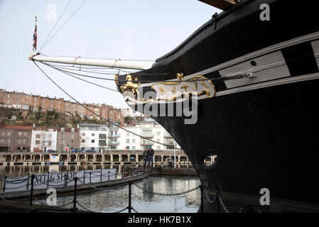Nave a vapore la Gran Bretagna ancorate in Inghilterra Bristol REGNO UNITO Foto Stock