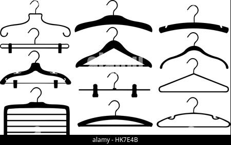 Set di staffe differenti isolati Illustrazione Vettoriale