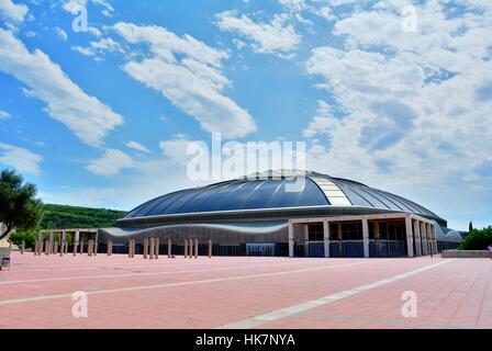 Palau Sant Jordi (St. George's Palace) arena come parte dei giochi olimpici negli stadi di Barcellona. Foto Stock