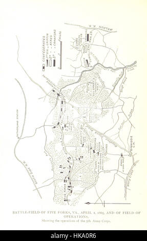 Immagine presa da pagina 914 di 'Il quinto Esercito ... Un record delle operazioni durante la guerra civile ... 1861-1865 ... Con mappe e illustrazioni' immagine presa da pagina 914 di 'L'Fift Foto Stock