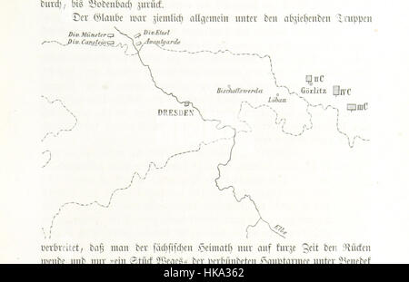 Immagine tratta dalla pagina 99 di "Der deutsche Krieg von 1866" che mostra una scena storica della guerra tedesca del 1866. Foto Stock