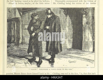 Immagine tratta da pagina 99 di "le opere di Charles Dickens", Household Edition, con illustrazioni che ritraggono scene dei romanzi di Dickens. La fotografia cattura un'altra delle memorabili scene letterarie di Dickens, come descritto in questa collezione illustrata. Foto Stock
