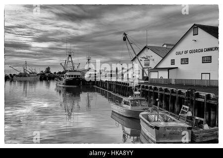 Golfo di Georgia Cannery museo,Steveston Villaggio di Pescatori, Vancouver, British Columbia, Canada Foto Stock