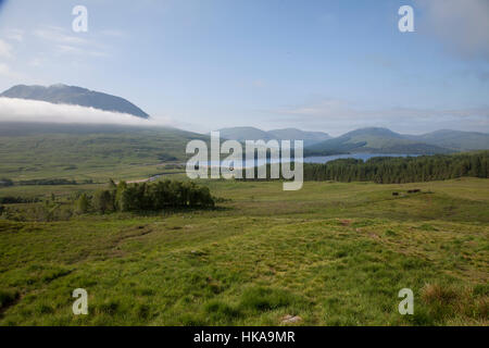 Bellissima vista sul Loch Tulla, Argyll and Bute, Scozia, Highlands Foto Stock