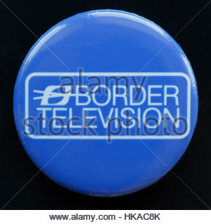 Frontiera TV regionale logo sul badge Pin Foto Stock