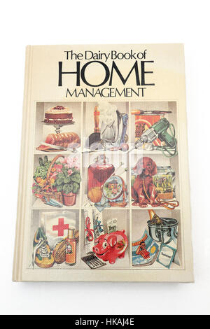 Libro Vintage il caseificio Libro di Home Management Foto Stock