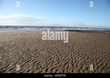 Maryport beach, Cumbria, Regno Unito Foto Stock