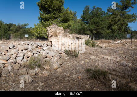 Visita a Ramat Hanadiv a Zihron Ya'akov, Israele Foto Stock