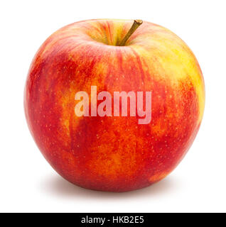 Rosso isolato di Apple Foto Stock
