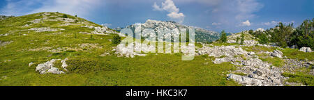 Montagna Di Velebit parco nazionale di panorama, Croazia Foto Stock