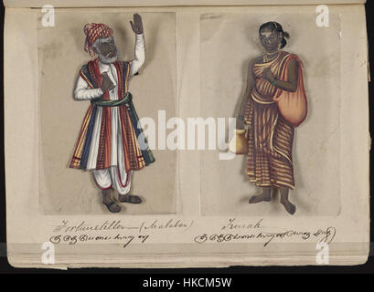 Settanta due esemplari delle caste in India (63) Foto Stock