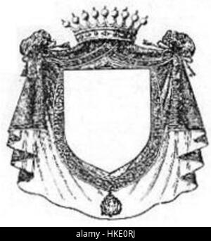 Distinzione di dignita dei Cavalieri dell'ordine supremo della Santissima Annunziata (1905 oggi) Foto Stock