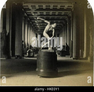 Inghilterra; Londra il British Museum, Archivio Assirian Transcept  Discus thrower Discobolos West Wing & Main Floor (1857) Foto Stock