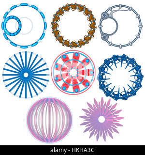 Oggetti astratti Foto Stock