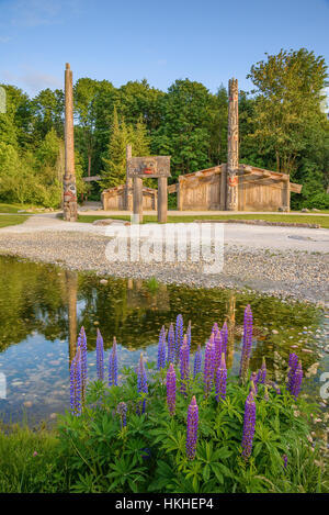 Il Museo di Antropologia, Vancouver, British Columbia, Canada Foto Stock