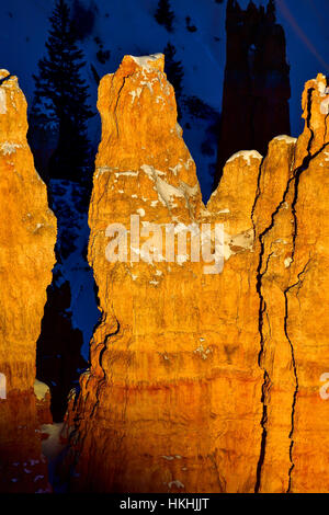 Sunrise nel Bryce Canyon, abstract Foto Stock
