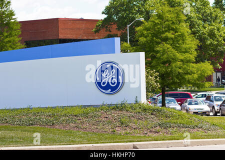 Cincinnati - Circa Giugno 2016: i loghi della General Electric Aviation Facility. GE Aviation è un fornitore di motori a getto IV Foto Stock