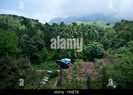 Kumar Parvat i Ghati Occidentali Foto Stock