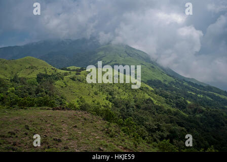 Kumar Parvat i Ghati Occidentali Foto Stock