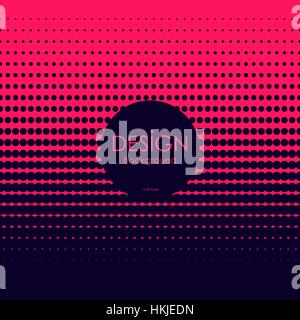 Abstract rosso e blu scuro dello sfondo dei mezzitoni. Illustrazione Vettoriale. Illustrazione Vettoriale