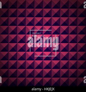 Blu e Rosa piramide astratta sfondo per i tuoi progetti. Illustrazione Vettoriale. Illustrazione Vettoriale