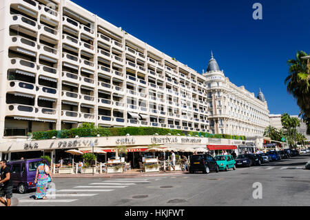 InterContinental Carlton Cannes Hotel e Casino Foto Stock