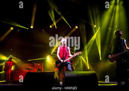 Milano, Italia. Il 29 gennaio, 2017. Somma 41 eseguire live al Mediolanum Forum Credito: Roberto Finizio/ Alamy Live News Foto Stock