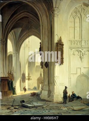 Bartholomeus Johannes Van Hove, Kerkinterieur Foto Stock