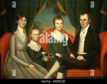 1804 Ralph Eleaser Whiteside Earl Ritratto di famiglia Galleria Nazionale di Arte Foto Stock