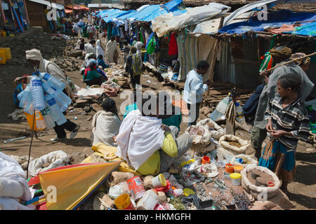 Mercato, sbarcare, Etiopia Foto Stock