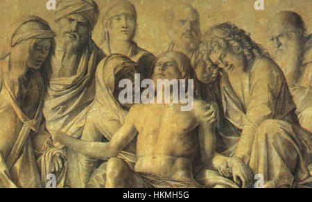 Bellini - il Compianto sul corpo di Cristo Foto Stock
