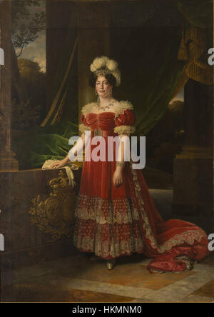 Il dipinto 'Madame Royale Caminade' presenta un ritratto reale di Madame Royale, la figlia di Re Luigi XVI e Maria Antonietta. Le opere d'arte catturano la sua eleganza e il suo patrimonio reale alla fine del XVIII secolo. Foto Stock
