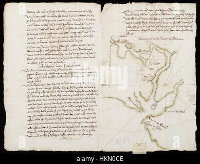 Questa mappa, etichettata AMH-8593-NA, raffigura la città di Valdivia e le sue aree circostanti in Cile. Si tratta di un importante documento storico che illustra i dettagli geografici e urbani della regione. Foto Stock