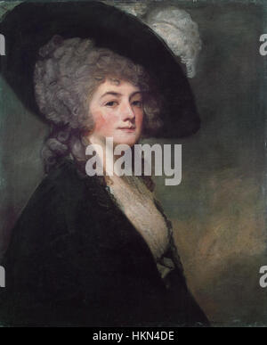 George Romney - Ritratto di signora di Harriet Greer - WGA20030 Foto Stock