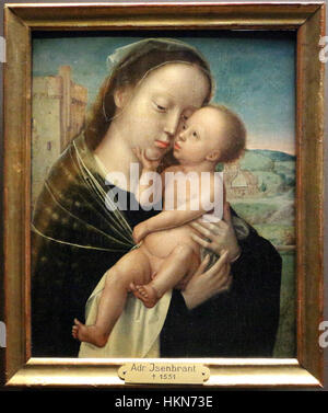 Adriaen isenbrandt, Madonna col bambino, 1520 ca. Foto Stock