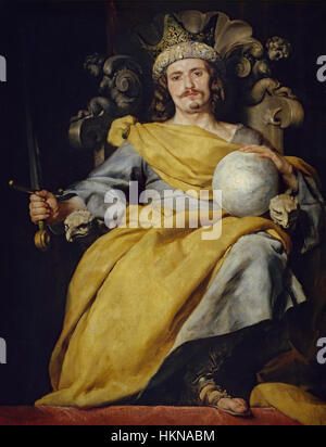 L'opera d'arte di Alonso Cano è un rinomato esempio di arte barocca spagnola. Noti per le sue dettagliate composizioni religiose, i pezzi di Cano fondono realismo con forme idealizzate, catturando intense emozioni e soggetti divini. Questo pezzo, attribuito alla sua maestria, sottolinea la sua capacità di rendere figure umane con profondo significato spirituale. Foto Stock