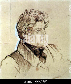 Karl Briullov - Self-portrait 1830-33 Foto Stock