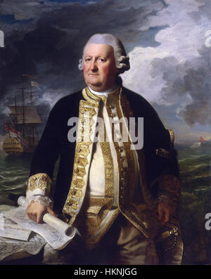 Admiral Clark Cresent (1712 - ca 1785), da John Singleton Copley Foto Stock