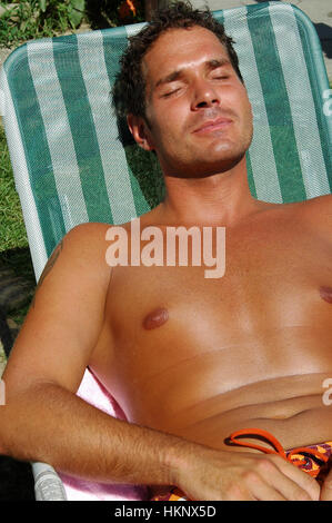 Suns uomo Foto Stock