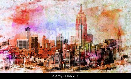 Midtown Manhattan New York City Foto Stock