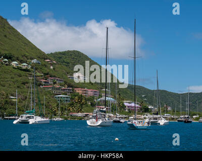 Soper il foro, West End isola di Tortola, Isole Vergini Britanniche. Foto Stock