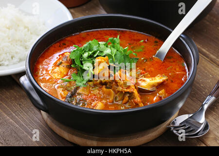 Moqueca capixaba, brasiliano stufato di pesce Foto Stock