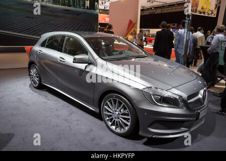 AMSTERDAM - 16 Aprile 2015: Mercedes-Benz una vettura di classe al AutoRAI 2015 Foto Stock