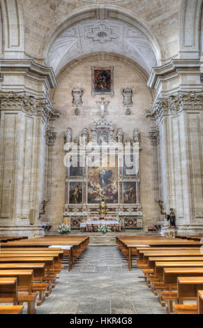 Altare, la chiesa di La Purisima, Salamanca, Sito Patrimonio Mondiale dell'UNESCO, Spagna Foto Stock