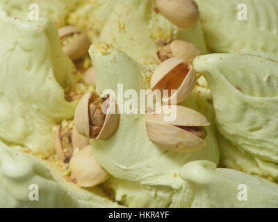 Il pistacchio di gelato Foto Stock