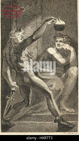 Caio Marius a Minturnum 1797 Blake dopo Fuseli a Charles Allens una nuova e migliorata versione di Storia Romana 1798 Johnson Foto Stock