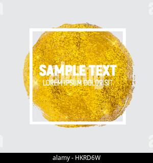 Vernice oro scintillante arte testurizzata Illustrazione Vettoriale Illustrazione Vettoriale